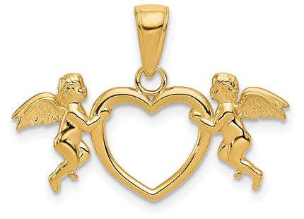 14k Yellow Gold Pendants Style K5163 - Classique Jewelry Inc.