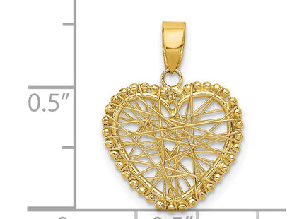 14k Yellow Gold Pendants Style K5172 - Classique Jewelry Inc.