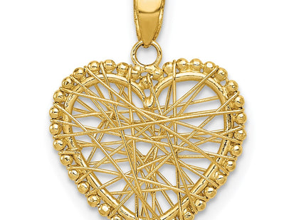14k Yellow Gold Pendants Style K5172 - Classique Jewelry Inc.