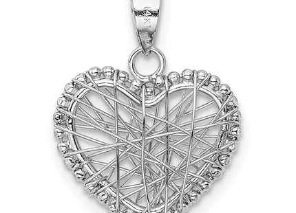 14k White Gold Pendants Style K5173 - Classique Jewelry Inc.
