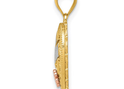 14k Tri-Color Pendants Style K5191 - Classique Jewelry Inc.