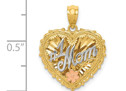 14k Tri-Color Pendants Style K5191 - Classique Jewelry Inc.