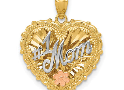 14k Tri-Color Pendants Style K5191 - Classique Jewelry Inc.