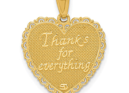 14k Yellow Gold Pendants Style K5194 - Classique Jewelry Inc.