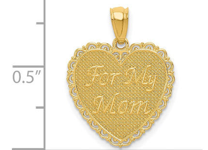 14k Yellow Gold Pendants Style K5194 - Classique Jewelry Inc.