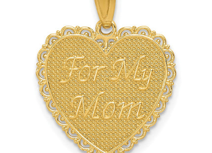 14k Yellow Gold Pendants Style K5194 - Classique Jewelry Inc.