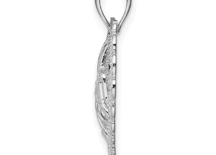 14k White Gold Pendants Style K5195 - Classique Jewelry Inc.