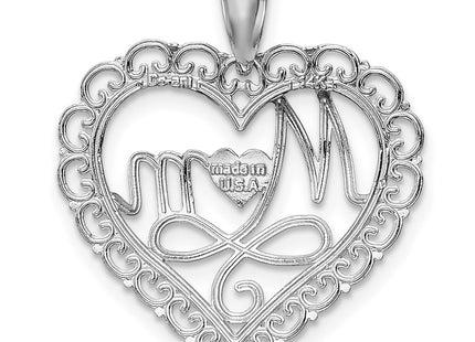 14k White Gold Pendants Style K5195 - Classique Jewelry Inc.