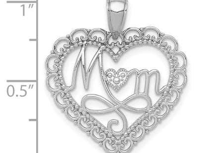 14k White Gold Pendants Style K5195 - Classique Jewelry Inc.