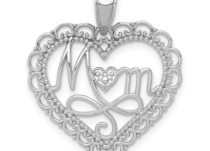 14k White Gold Pendants Style K5195 - Classique Jewelry Inc.