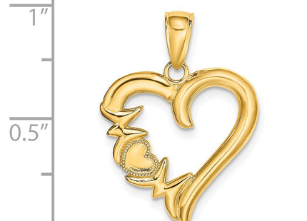 14k Yellow Gold Pendants Style K5196 - Classique Jewelry Inc.