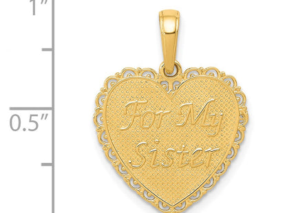 14k Yellow Gold Pendants Style K5207 - Classique Jewelry Inc.