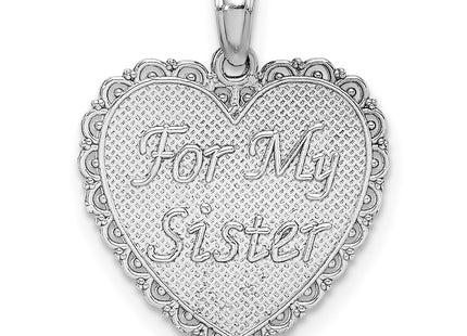 14k White Gold Pendants Style K5207W - Classique Jewelry Inc.