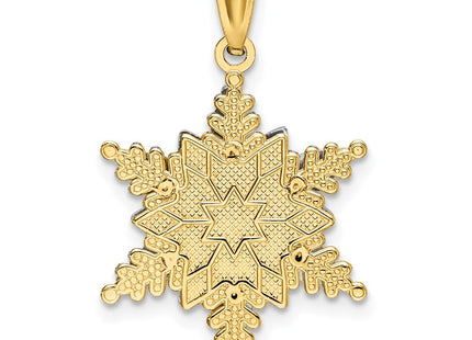 14k Two-tone Pendants Style K5228 - Classique Jewelry Inc.