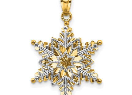14k Two-tone Pendants Style K5228 - Classique Jewelry Inc.