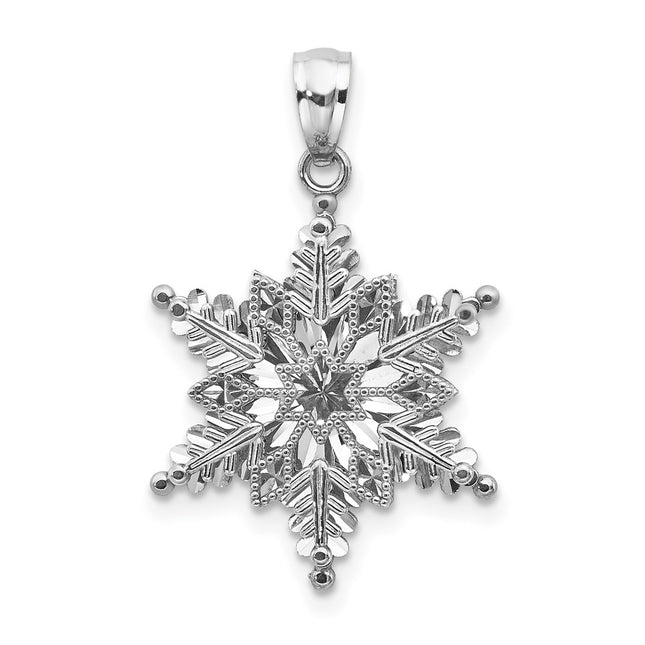14k White Gold Pendants Style K5229 - Classique Jewelry Inc.