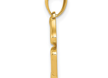 14k Yellow Gold Pendants Style K5267 - Classique Jewelry Inc.