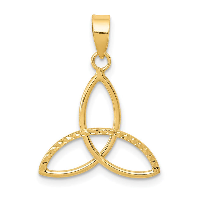 14k Yellow Gold Pendants Style K5274 - Classique Jewelry Inc.
