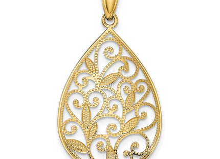 14k Yellow Gold Pendants Style K5280 - Classique Jewelry Inc.