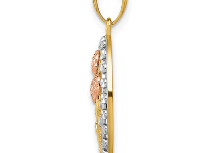 14k Two-tone Pendants Style K5310 - Classique Jewelry Inc.
