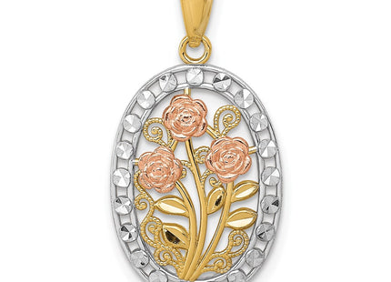 14k Two-tone Pendants Style K5310 - Classique Jewelry Inc.