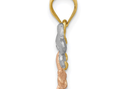 14k Tri-Color Pendants Style K5312 - Classique Jewelry Inc.