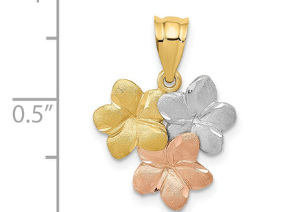 14k Tri-Color Pendants Style K5312 - Classique Jewelry Inc.