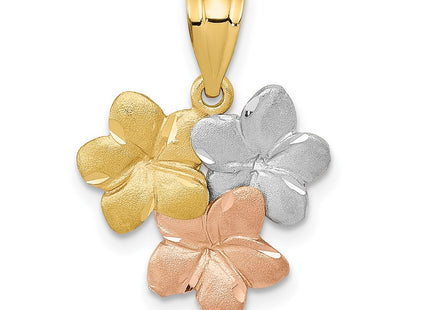 14k Tri-Color Pendants Style K5312 - Classique Jewelry Inc.