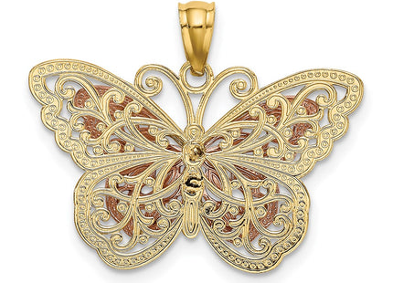 14k Two-tone Pendants Style K5324 - Classique Jewelry Inc.