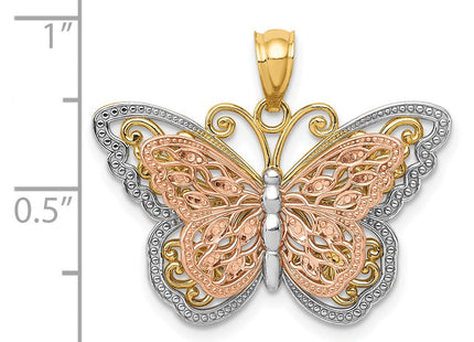 14k Two-tone Pendants Style K5324 - Classique Jewelry Inc.