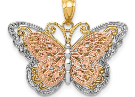 14k Two-tone Pendants Style K5324 - Classique Jewelry Inc.