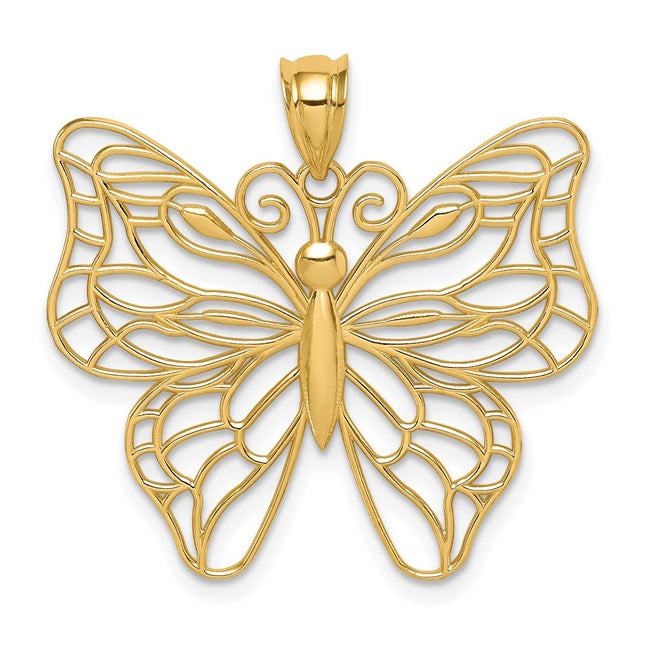 14k Yellow Gold Pendants Style K5328 - Classique Jewelry Inc.