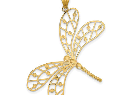 14k Yellow & Rhodium Pendants Style K5335 - Classique Jewelry Inc.