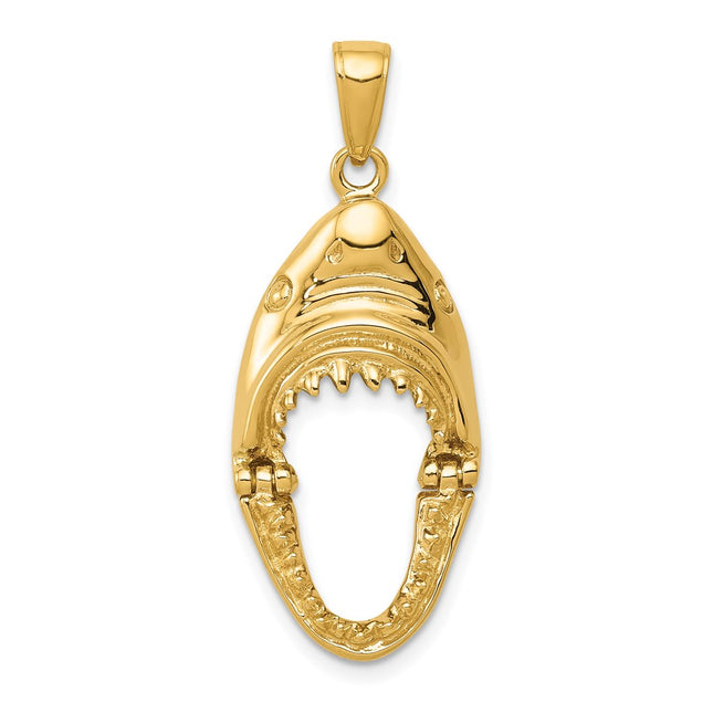 14k Yellow Gold Pendants Style K5343 - Classique Jewelry Inc.