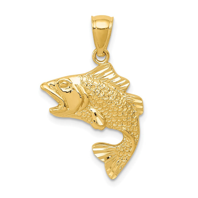 14k Yellow Gold Pendants Style K5356 - Classique Jewelry Inc.