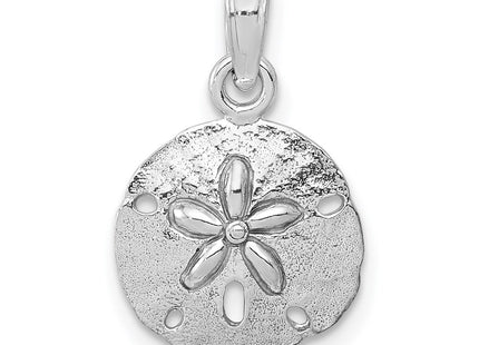 14K white gold pendant