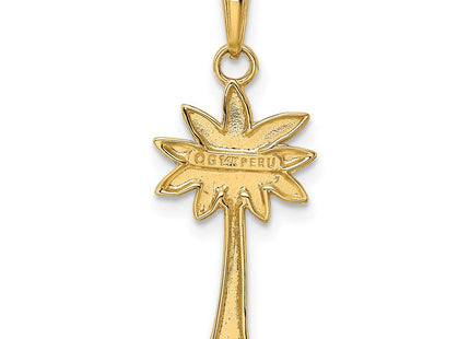 14k Yellow Gold Pendants Style K5383 - Classique Jewelry Inc.