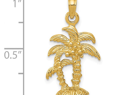 14k Yellow Gold Pendants Style K5385 - Classique Jewelry Inc.
