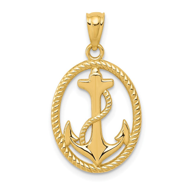 14k Yellow Gold Pendants Style K5389 - Classique Jewelry Inc.
