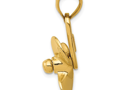14k Yellow Gold Pendants Style K5390 - Classique Jewelry Inc.