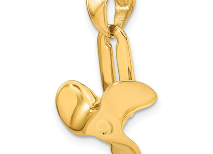 14k Yellow Gold Pendants Style K5390 - Classique Jewelry Inc.