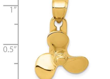 14k Yellow Gold Pendants Style K5390 - Classique Jewelry Inc.