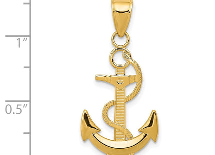 14k Yellow Gold Pendants Style K5393 - Classique Jewelry Inc.