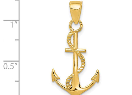 14k Yellow Gold Pendants Style K5395 - Classique Jewelry Inc.