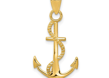 14k Yellow Gold Pendants Style K5395 - Classique Jewelry Inc.