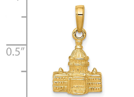14k Yellow Gold Pendants Style K5400 - Classique Jewelry Inc.