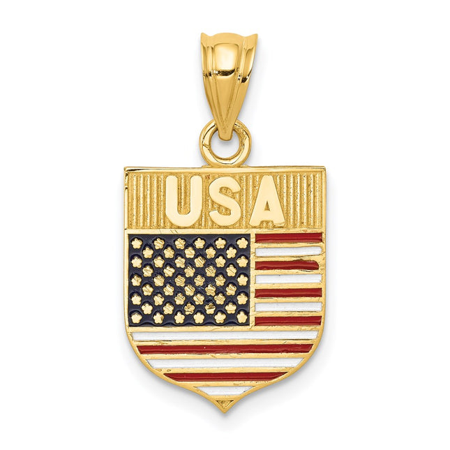 14k Yellow Gold Pendants Style K5402 - Classique Jewelry Inc.