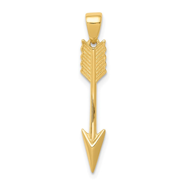 14k Yellow Gold Pendants Style K5404 - Classique Jewelry Inc.