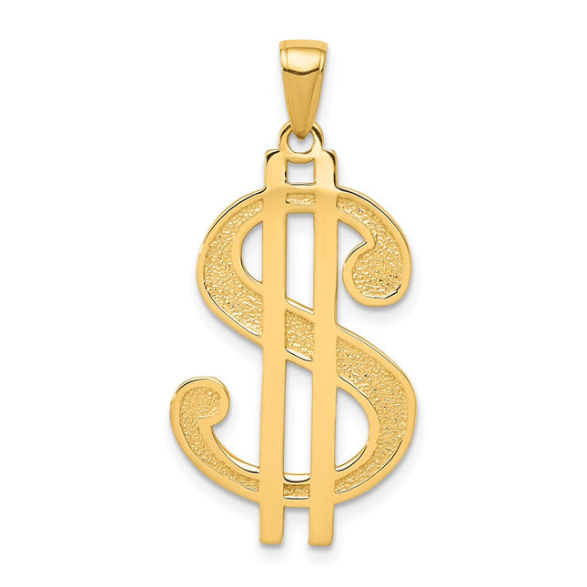 14k Yellow Gold Pendants Style K5408 - Classique Jewelry Inc.