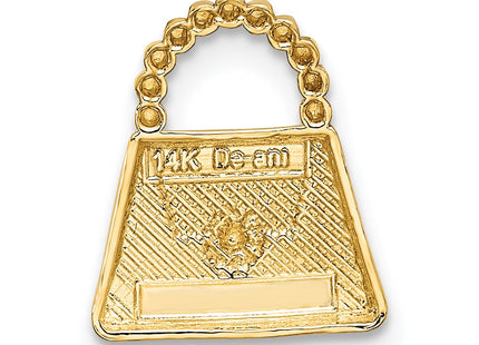 14k Yellow & Rhodium Pendants Style K5426 - Classique Jewelry Inc.